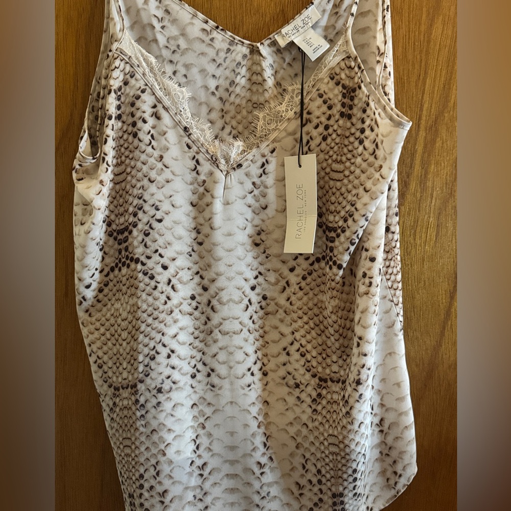 Rachel Zoe Women's Snake Print Cami NWT